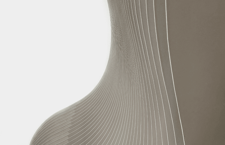 Modern aluminum cladding architectural detail